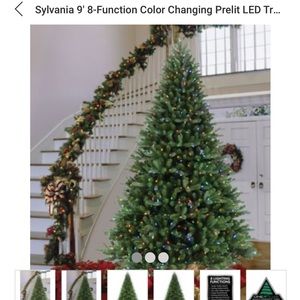 Sylvania 9' One-Plug Color-Changing Tree